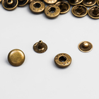 Кнопка установочная, Альфа (S-образная), железная, d = 10 мм, цвет бронзовый - Фото 2