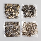 Кнопка установочная, Альфа (S-образная), железная, d = 10 мм, цвет бронзовый, цена за 1 штуку - Фото 5