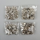 Кнопка установочная, Омега (О-образная), железная, d=12 мм, цвет серебряный - Фото 4