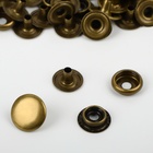 Кнопка установочная, Омега (О-образная), железная, d = 15 мм, цвет бронзовый - Фото 2