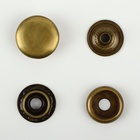 Кнопка установочная, Омега (О-образная), железная, d = 15 мм, цвет бронзовый - Фото 3
