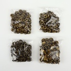 Кнопка установочная, Омега (О-образная), железная, d=15 мм, цвет бронзовый - Фото 4