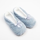 Носки-тапочки женские MINAKU цв.серо-голубой, р-р 35-37 (23 см) - фото 2760946