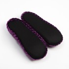 Носки-тапочки женские MINAKU цв.фиолетовый, р-р 35-37 (23 см) 7587459