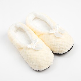 Носки-тапочки женские MINAKU цв.молочный, р-р 35-37 (23 см)