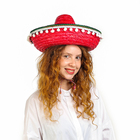 Карнавальная шляпа «Сомбреро», цвет красный - Фото 3