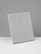 Подставка под кольца QF, 50 мест, флок, 20×10×25 см, серая - Фото 4