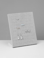 Подставка под кольца QF, 50 мест, флок, 20×10×25 см, серая - Фото 5