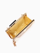 Сумка-клатч на фермуаре, цвет бежевый - Фото 6