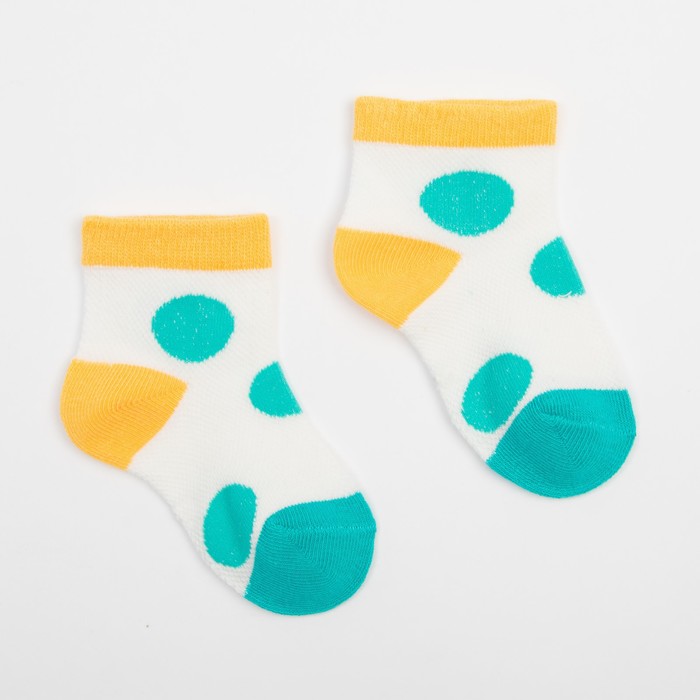 Носки детские MINAKU «Горох», размер 26-28 (12-15 см) - Фото 1