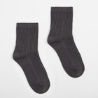 Носки детские MINAKU, цв. темно-серый, 5-8 л (р-р 29-31, 18-20 см) - фото 109057252