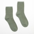 Носки детские MINAKU, цв. темно-зеленый, 5-8 л (р-р 29-31, 18-20 см) - фото 18467939