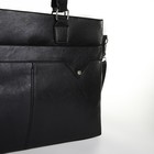 Сумка мужская, цвет чёрный - фото 24214980