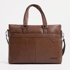 Сумка мужская, цвет коричневый - фото 46307901