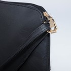 Сумка кросс-боди на молнии, цвет чёрный/белый - фото 24069635