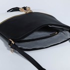 Сумка кросс-боди на молнии, цвет чёрный/белый - фото 24069637