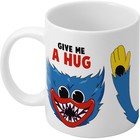 Кружка сублимация "Give me a hug", Монстр, 350 мл - фото 1052393