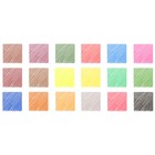 Карандаши 18 цветов Calligrata, ЭКОНОМ, заточенные, трёхгранные, пластиковые, картонная упаковка, европодвес - фото 6660109