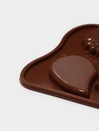 Форма для шоколада Доляна «Цветение», силикон, 21×10.5×0.7 см, 12 ячеек, коричневая - Фото 5