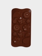 Форма для шоколада Доляна «Цветение», силикон, 21×10.5×0.7 см, 12 ячеек, коричневая - Фото 3