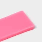 Молд Доляна «Клавиатура», силикон, 14,5×4,5×1 см, цвет розовый - Фото 4