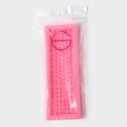 Молд Доляна «Клавиатура», силикон, 14,5×4,5×1 см, цвет розовый - Фото 5