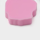 Молд Доляна «Дикая роза», силикон, 5,5×5×1,5 см, цвет розовый - фото 4357897