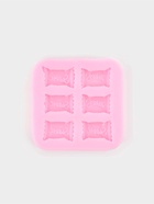 Молд для заливки Sweet, силикон, 6 ячеек, 6×1 см, розовый - Фото 2