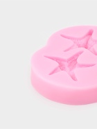 Молд для заливки «Лагуна», силикон, 3 ячейки, 8×7.5×1 см, розовый - Фото 4