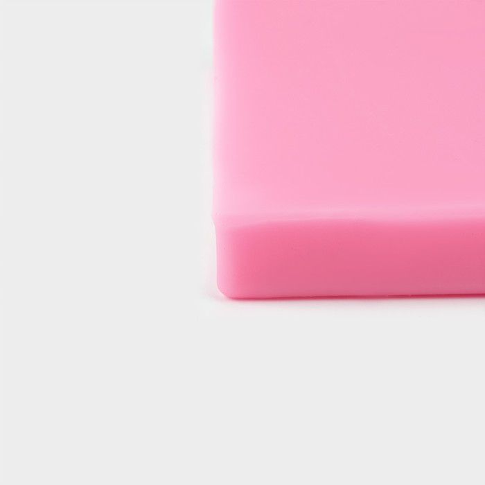 Молд Доляна «Гильзы», силикон, 7,5×7,2×1,2 см, цвет розовый - фото 1911780025