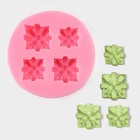 Силиконовый молд «Подарки», 5,5×1,5 см, цвет розовый - фото 5580958