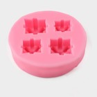 Силиконовый молд «Подарки», 5,5×1,5 см, цвет розовый - Фото 2