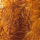 Подсвечник полистоун на 1 свечу "Растительные узоры" золото 19,5х9,5х9,5 см - Фото 5