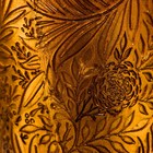 Подсвечник полистоун на 1 свечу "Растительные узоры" золото 25х9,5х9,5 см - Фото 5
