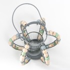 Подсвечник на 1 свечу «Фонарь. Бохо», серый, 19×15.5×13 см 7908592