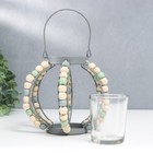 Подсвечник на 1 свечу «Фонарь. Бохо», серый, 19×15.5×13 см 7908592