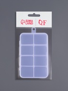 Органайзер для хранения мелочей, 8 ячеек, 10.6×6.5×2.3 см, прозрачный - Фото 6