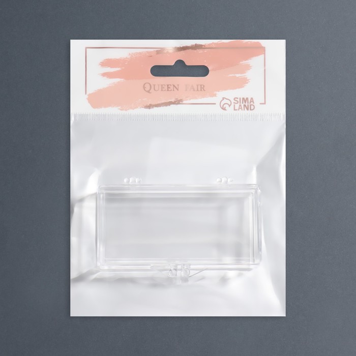 Органайзер для декора «Кристалл», 8 × 4 × 2,4 см, цвет прозрачный 30051