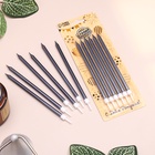 Свечи в торт «Ройс», 6 шт., высокие, 13 см, графит металлик - Фото 6