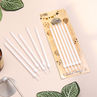 Свечи в торт «Ройс», 6 шт., высокие, 13 см, жемчужный металлик - Фото 5