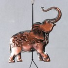 Музыка ветра металл "Слон и лист" 9 колокольчиков 69х16 см - фото 22918618