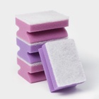 Набор губок для мытья посуды Raccoon «Фьюжн», 4 шт., 9.5×7×4.4 см, фиолетовый - Фото 3