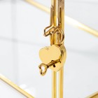 Шкатулка для украшений «Свадебный банк, семейный очаг», 25×14.5×24 см, стекло - Фото 2