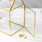 Шкатулка для украшений «Свадебный банк, семейный очаг», 25×14.5×24 см, стекло - Фото 4