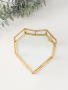 Шкатулка для украшений (колец, колье, серёг) «Сердце», стекло, 12×12×4 см - Фото 4