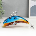 Сувенир стекло "Дельфин" МИКС 11,5х20 см - фото 21701000