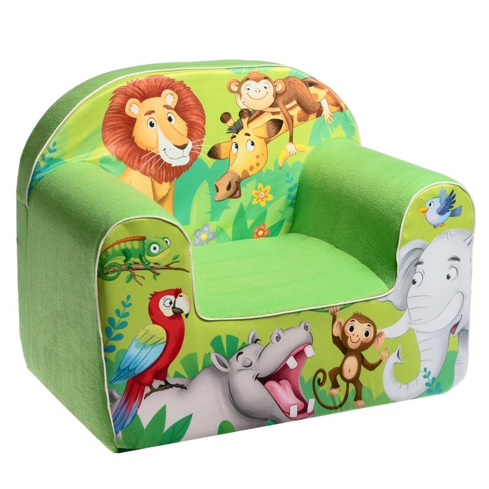 Мягкая игрушка-кресло «Африка», МИКС - фото 1885429566