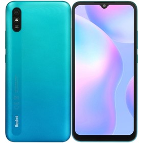 Смартфон Xiaomi Redmi 9A RU, 6.53", IPS, 2Гб, 32Гб, 13Мп, 5Мп, 5000мАч, зелёный