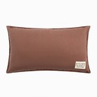Подушка Этель, 30х50+1 см, коричневый, 100% хлопок - фото 301781722