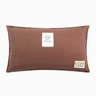Подушка Этель, 30х50+1 см, коричневый, 100% хлопок - Фото 5